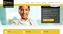 Desktop Screenshot of debbiesstaffing.com